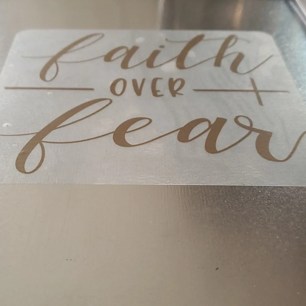 Faith Over Fear Sign